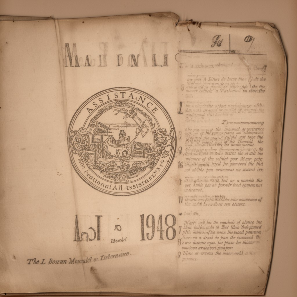 AI-generated illustration of National Assistance Act 1948
