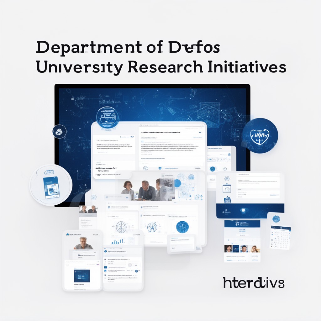 AI-generated illustration of Department of Defense University Research Initiatives
