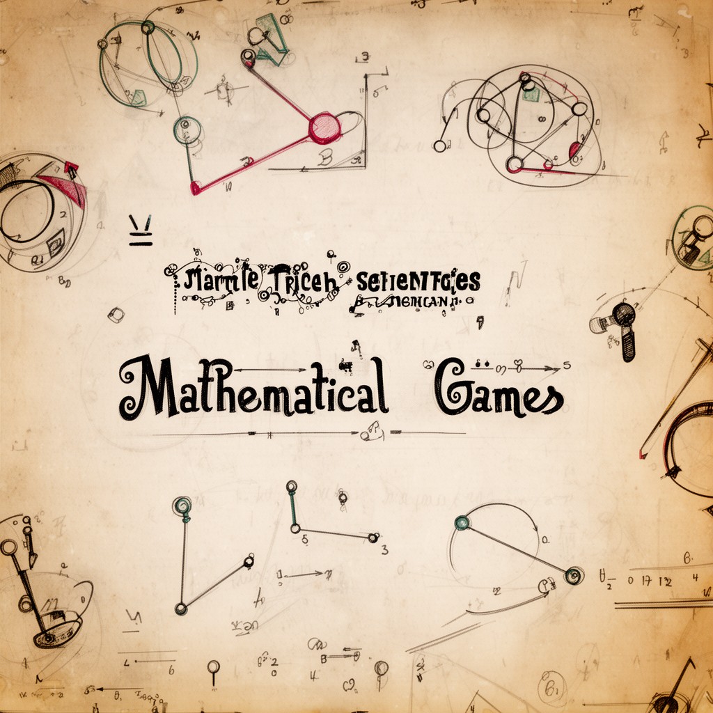 AI-generated illustration of Mathematical Games