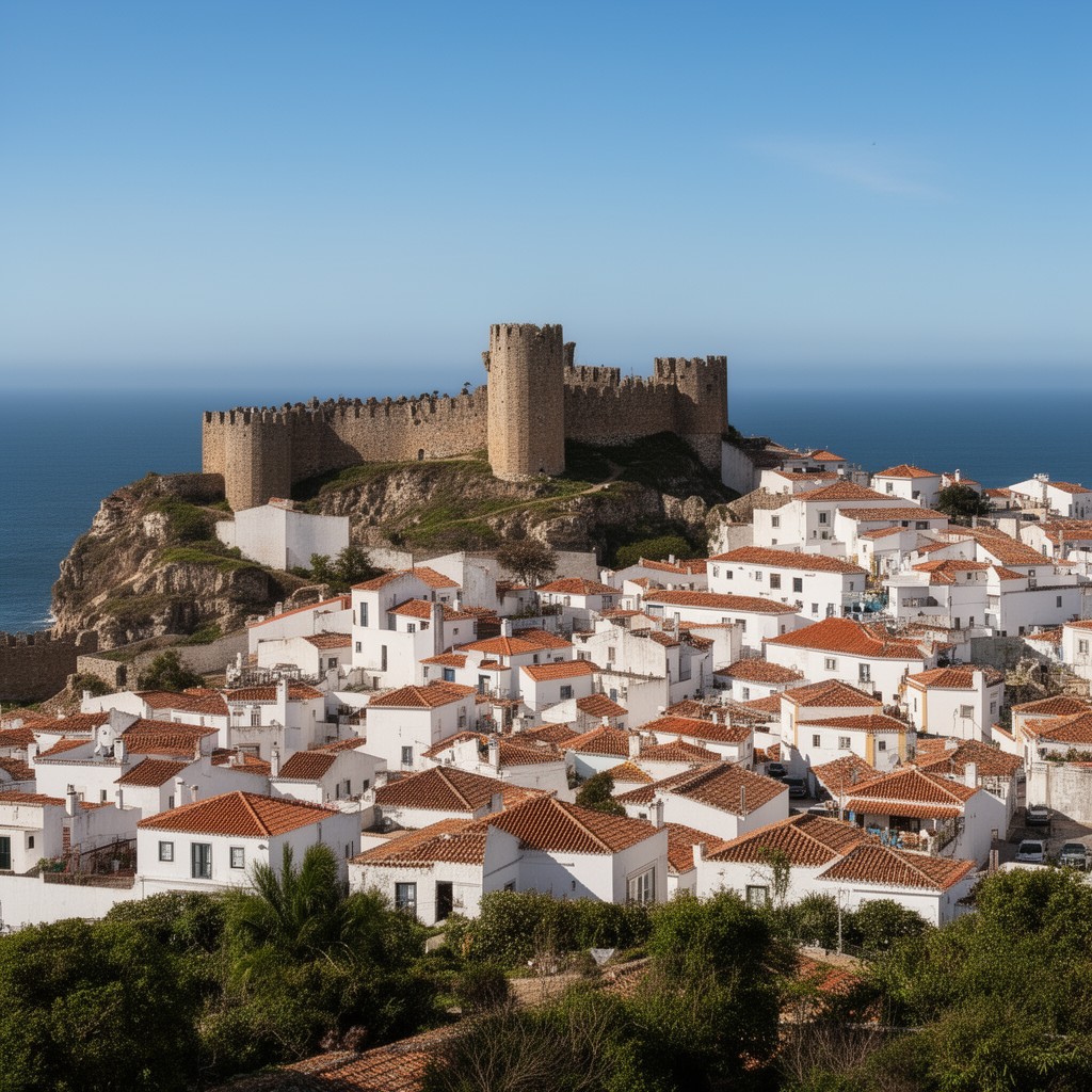 AI-generated illustration of Aljezur