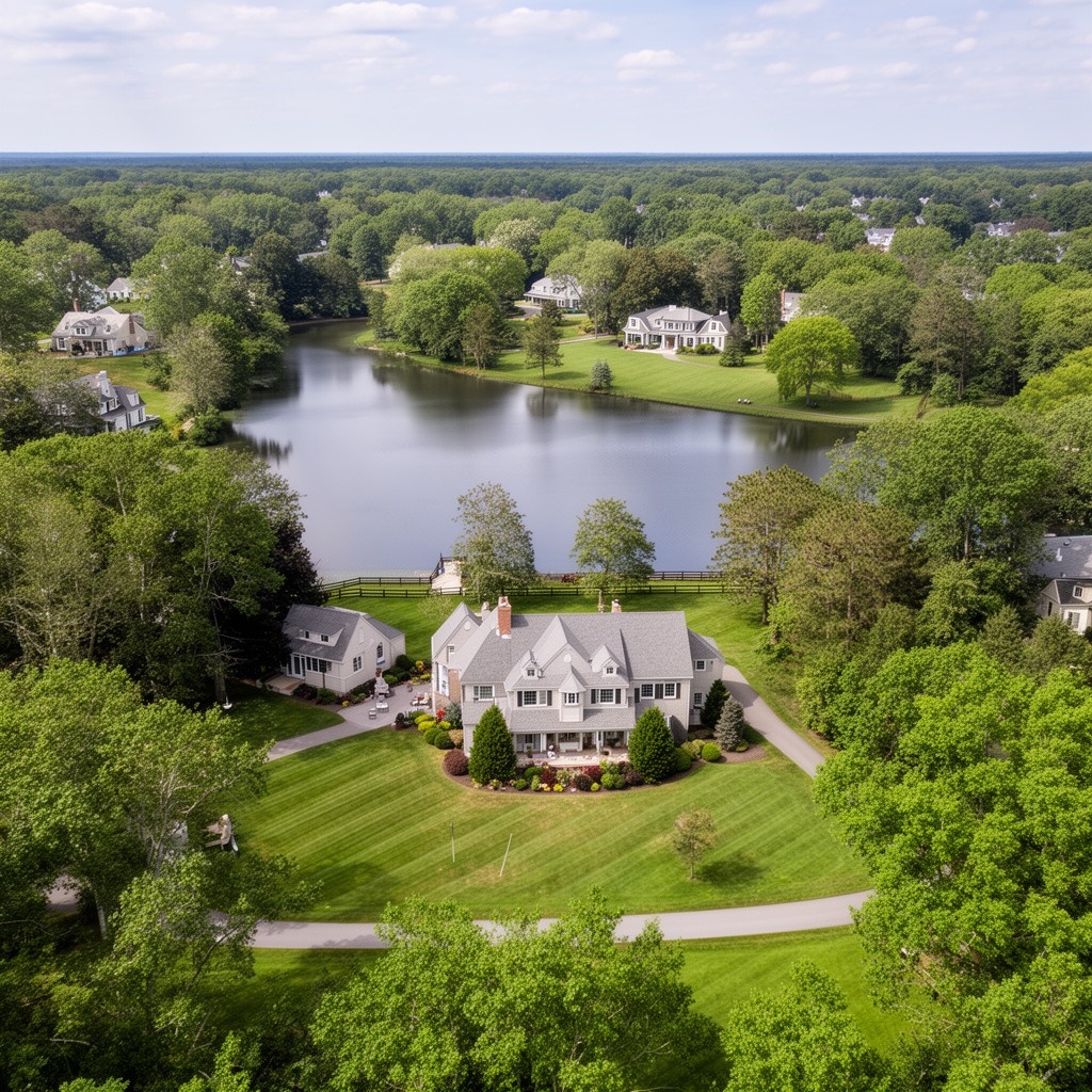 AI-generated illustration of Colts Neck, New Jersey, United States