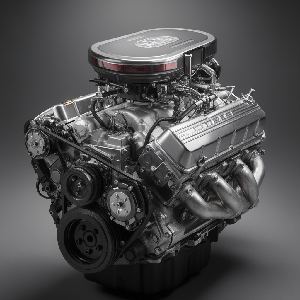 AI-generated illustration of Vortec V8