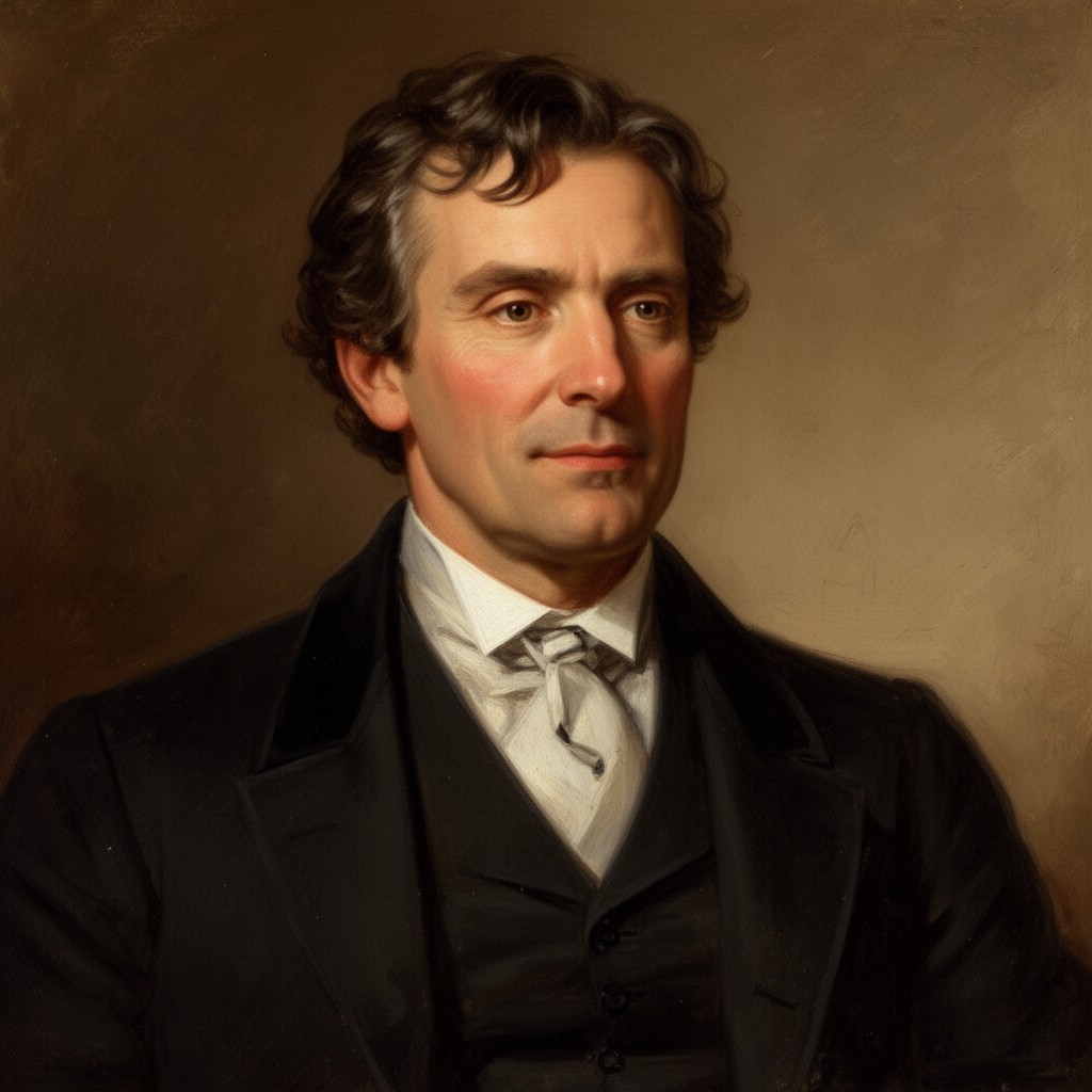 AI-generated illustration of Daniel Pope Cook
