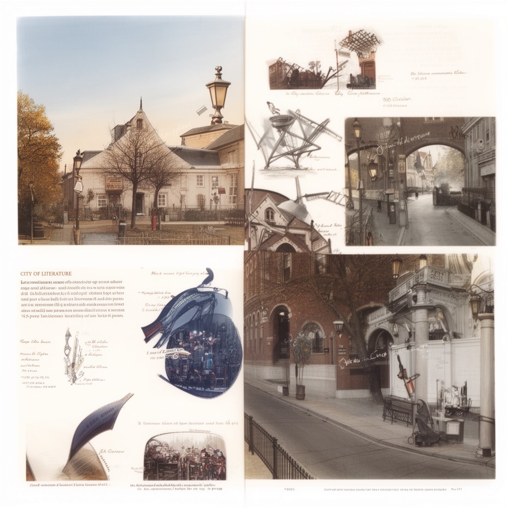 AI-generated illustration of City of Literature