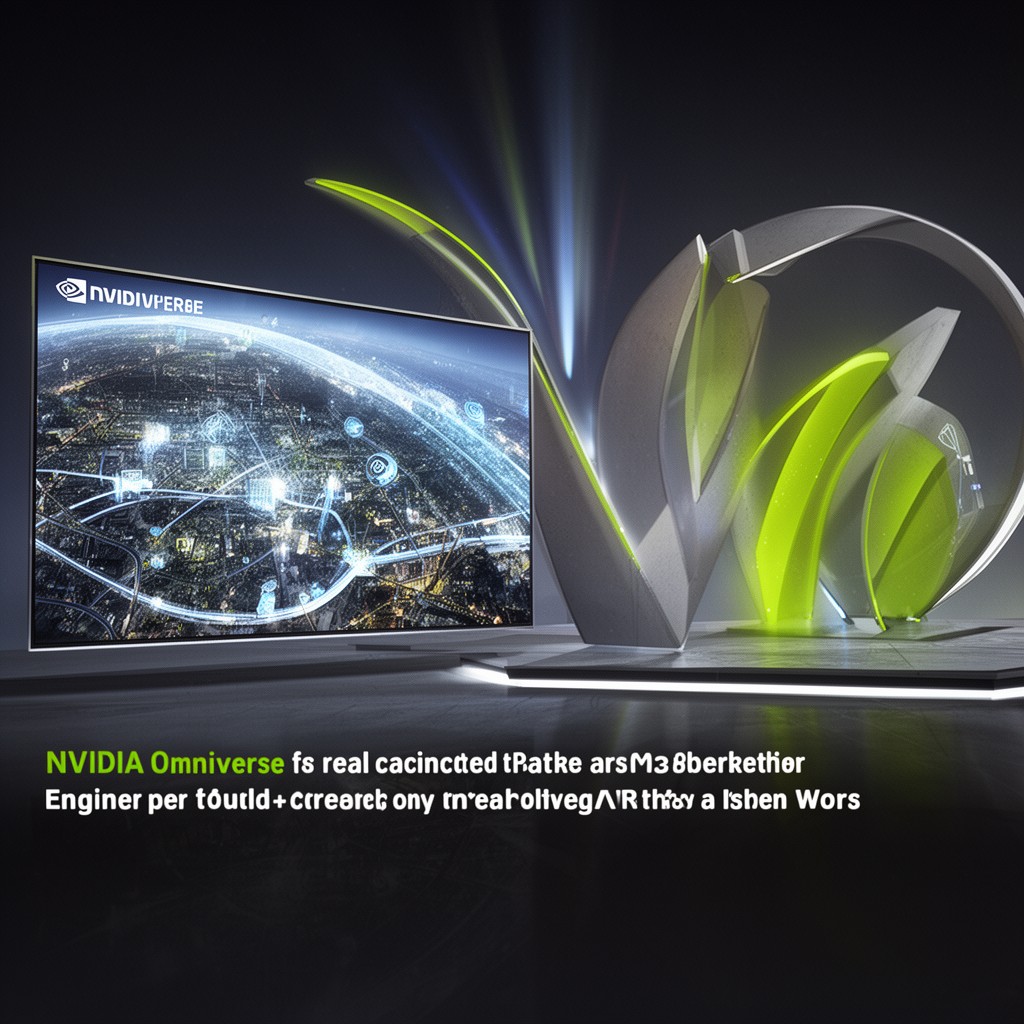 AI-generated illustration of NVIDIA Omniverse