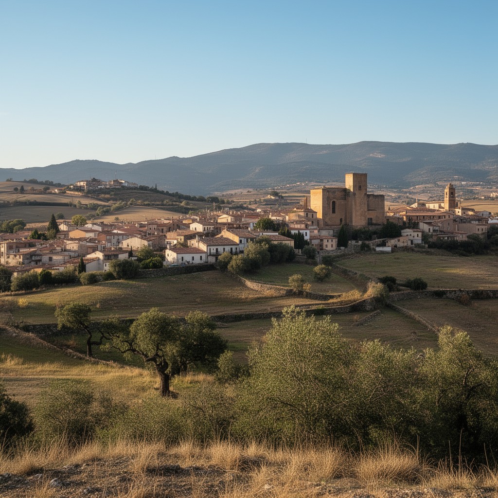 AI-generated illustration of Extremadura