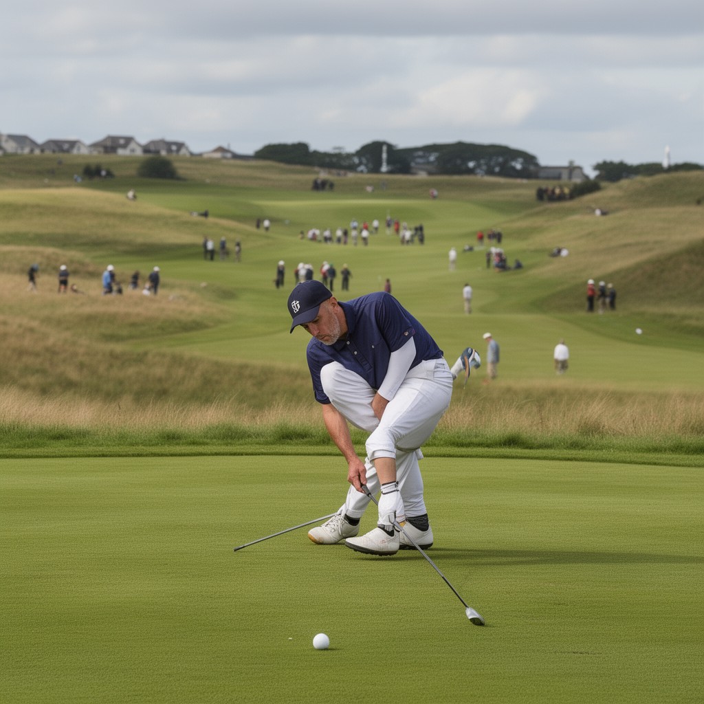 AI-generated illustration of The Open Championship