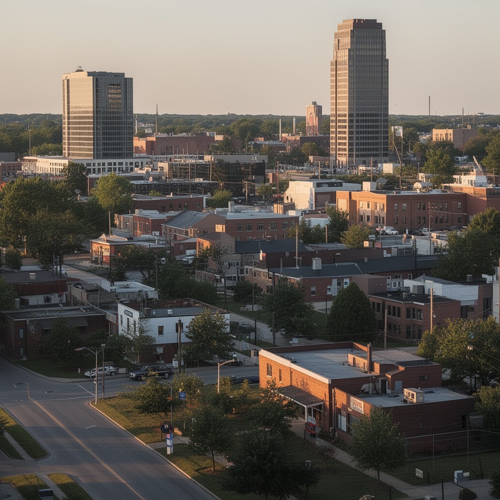 AI-generated illustration of Allen County, Indiana