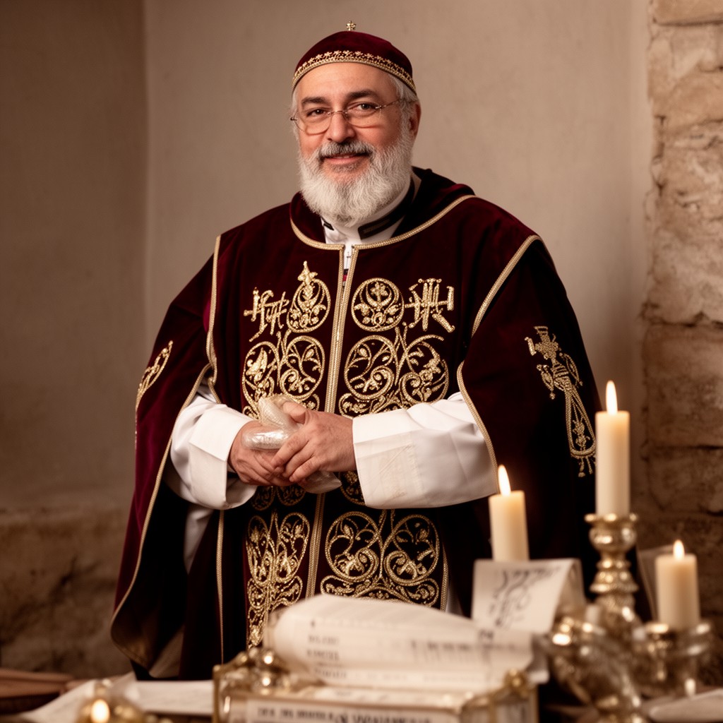 AI-generated illustration of Patriarch of the See of Saint Mark