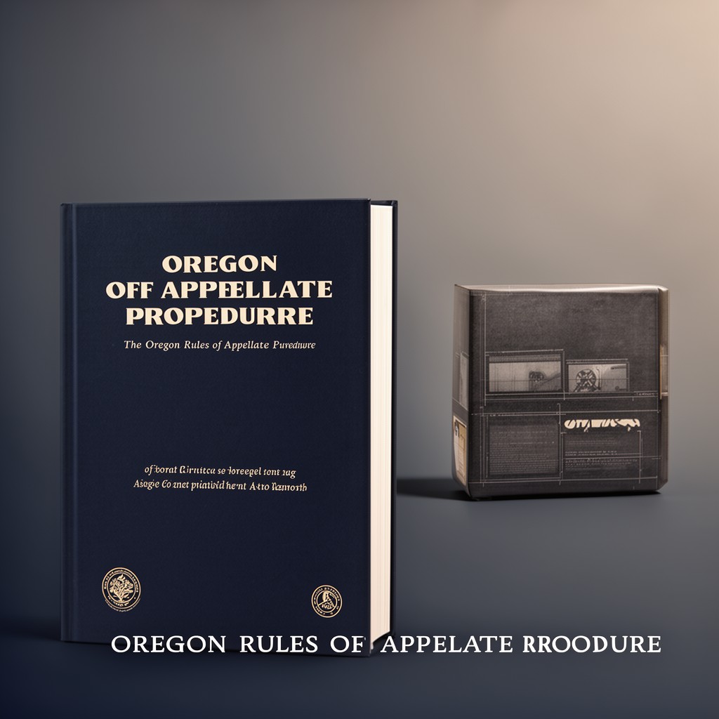 AI-generated illustration of Oregon Rules of Appellate Procedure