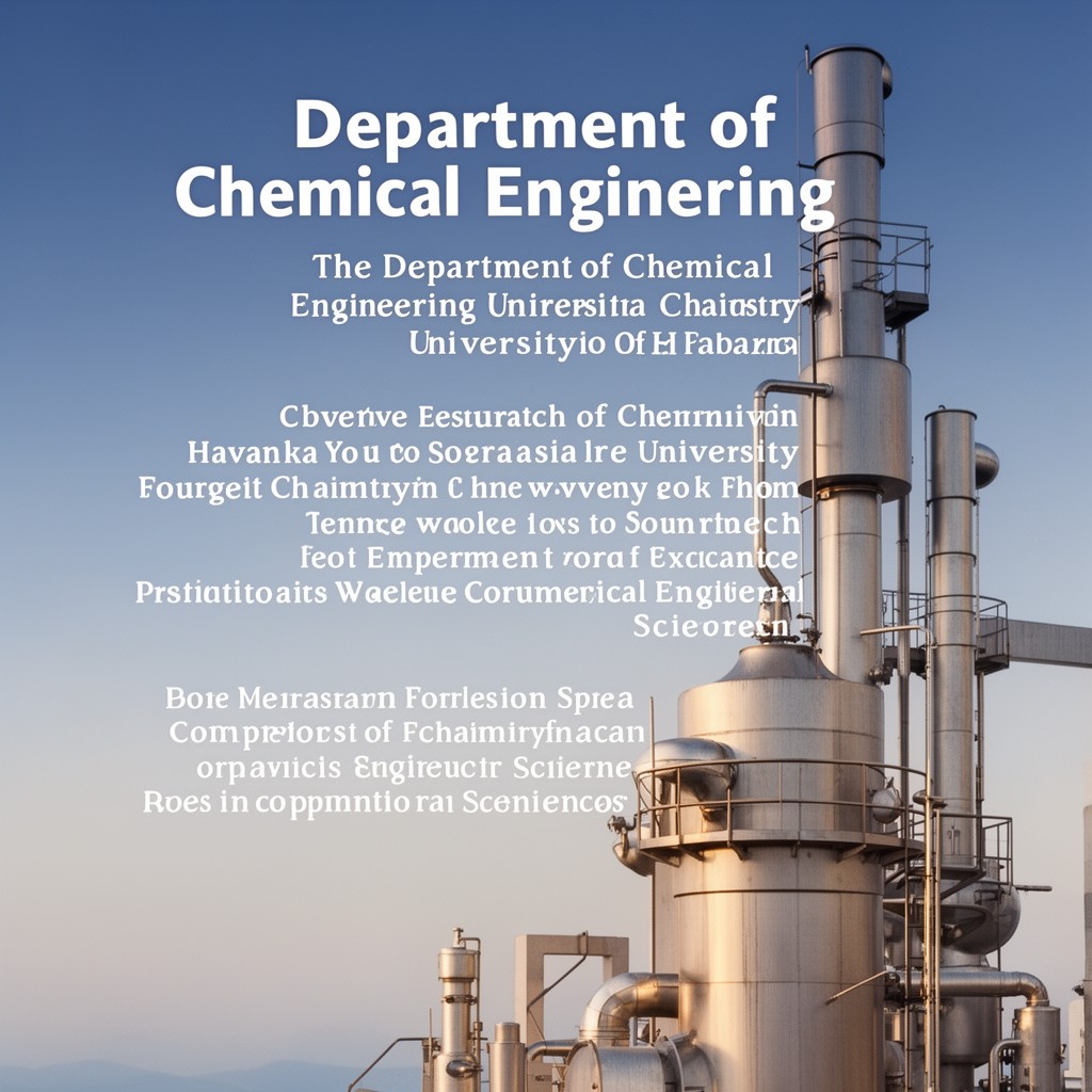 AI-generated illustration of Department of Chemical Engineering
