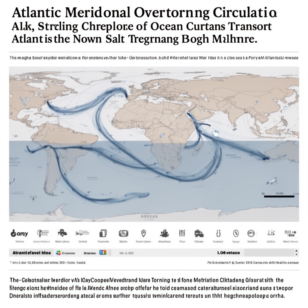 AI-generated illustration of Atlantic Meridional Overturning Circulation