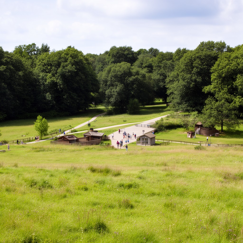 AI-generated illustration of High Elms Country Park