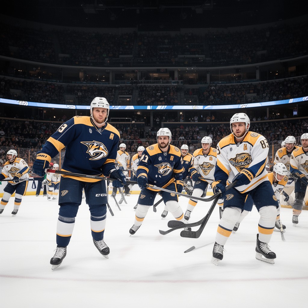 AI-generated illustration of Nashville Predators