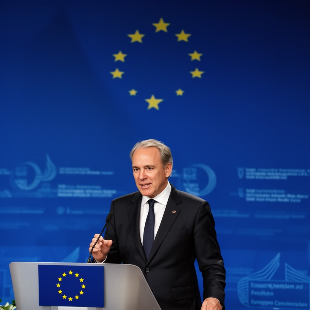 AI-generated illustration of President of the European Commission