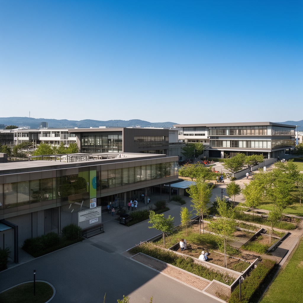 AI-generated illustration of Graduate School of Bioresource and Bioenvironmental Sciences