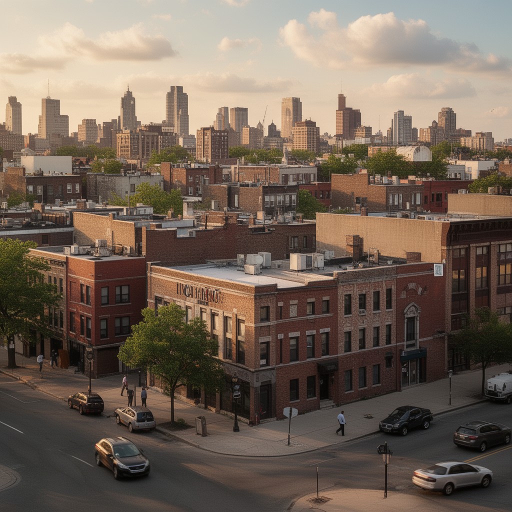 AI-generated illustration of Chatham, Chicago
