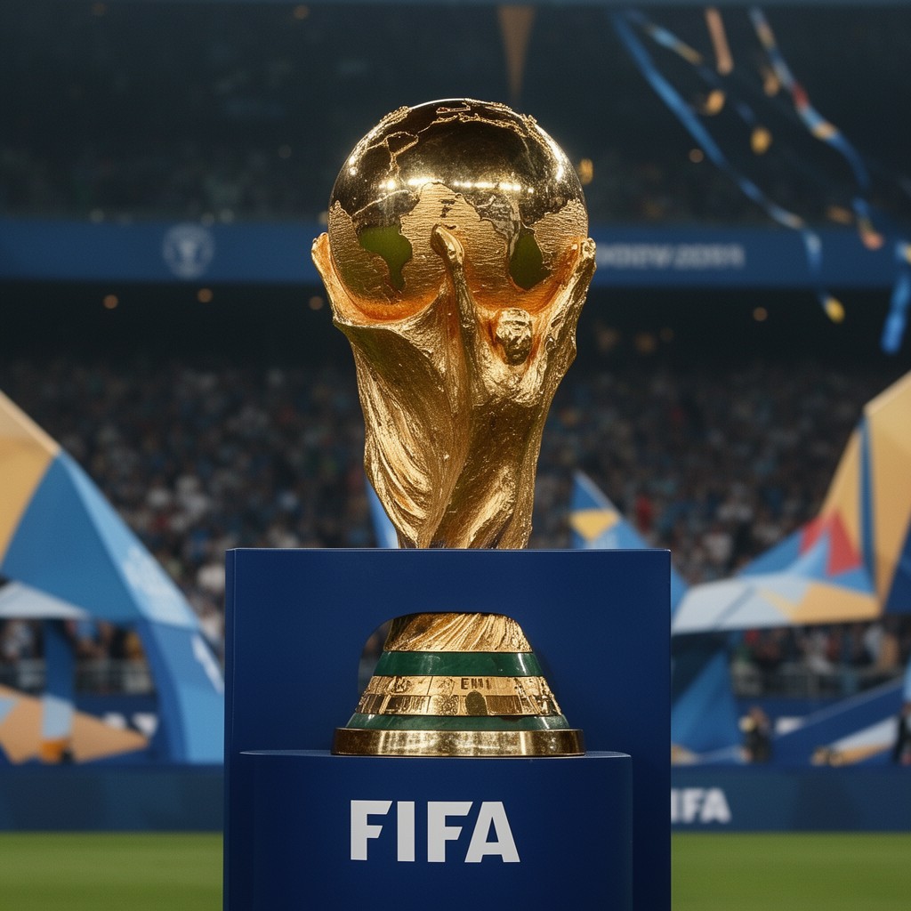 AI-generated illustration of FIFA World Cup Trophy