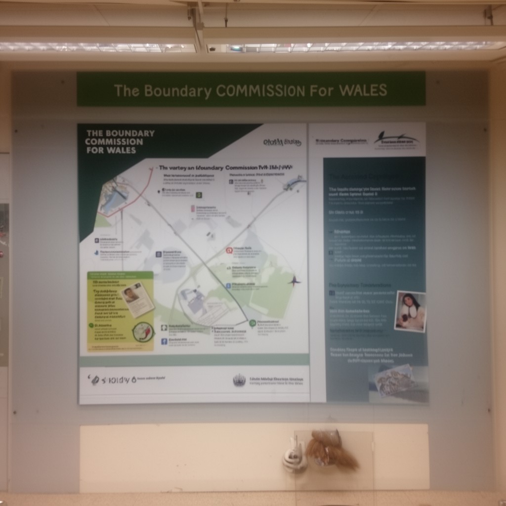 AI-generated illustration of Boundary Commission for Wales