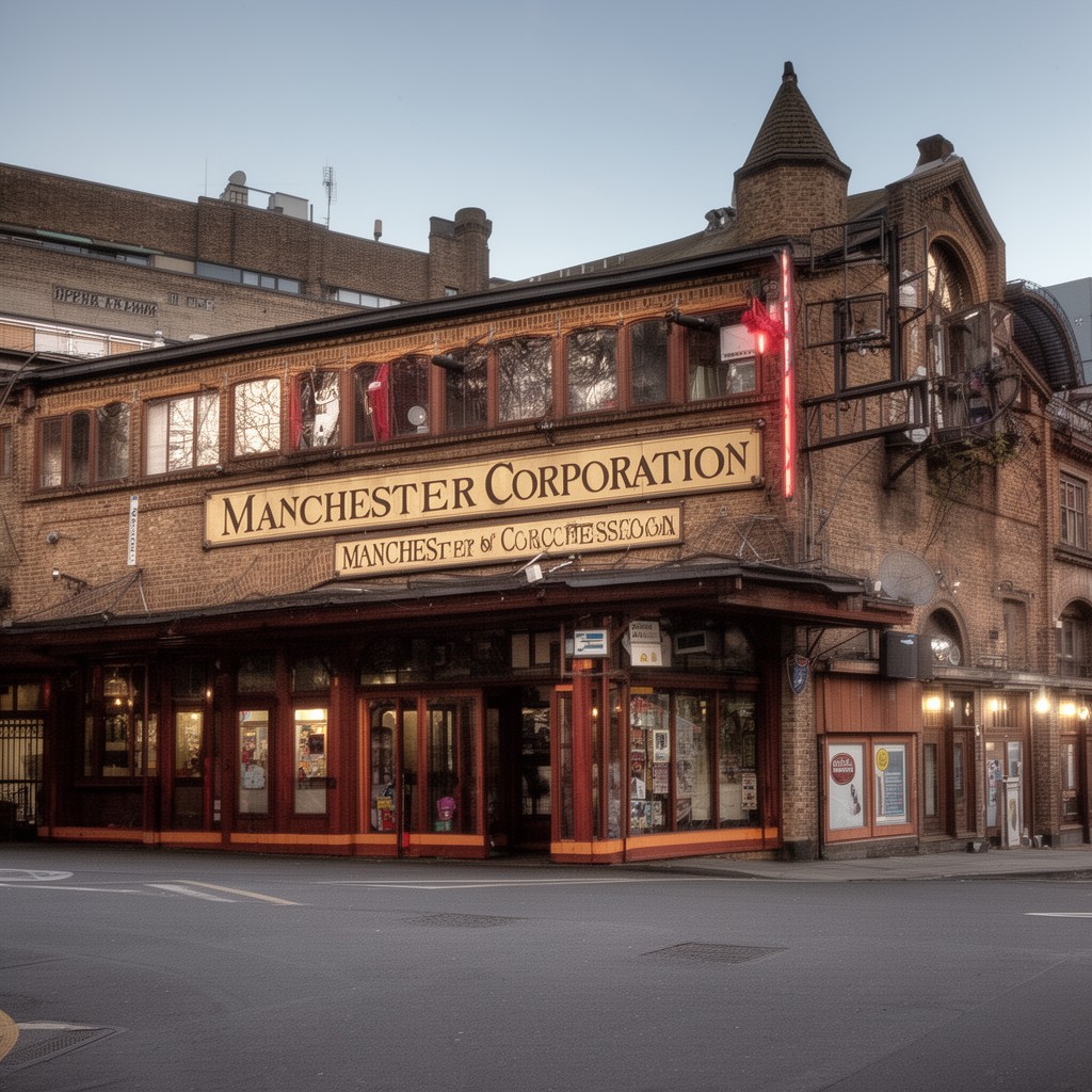 AI-generated illustration of Manchester Corporation