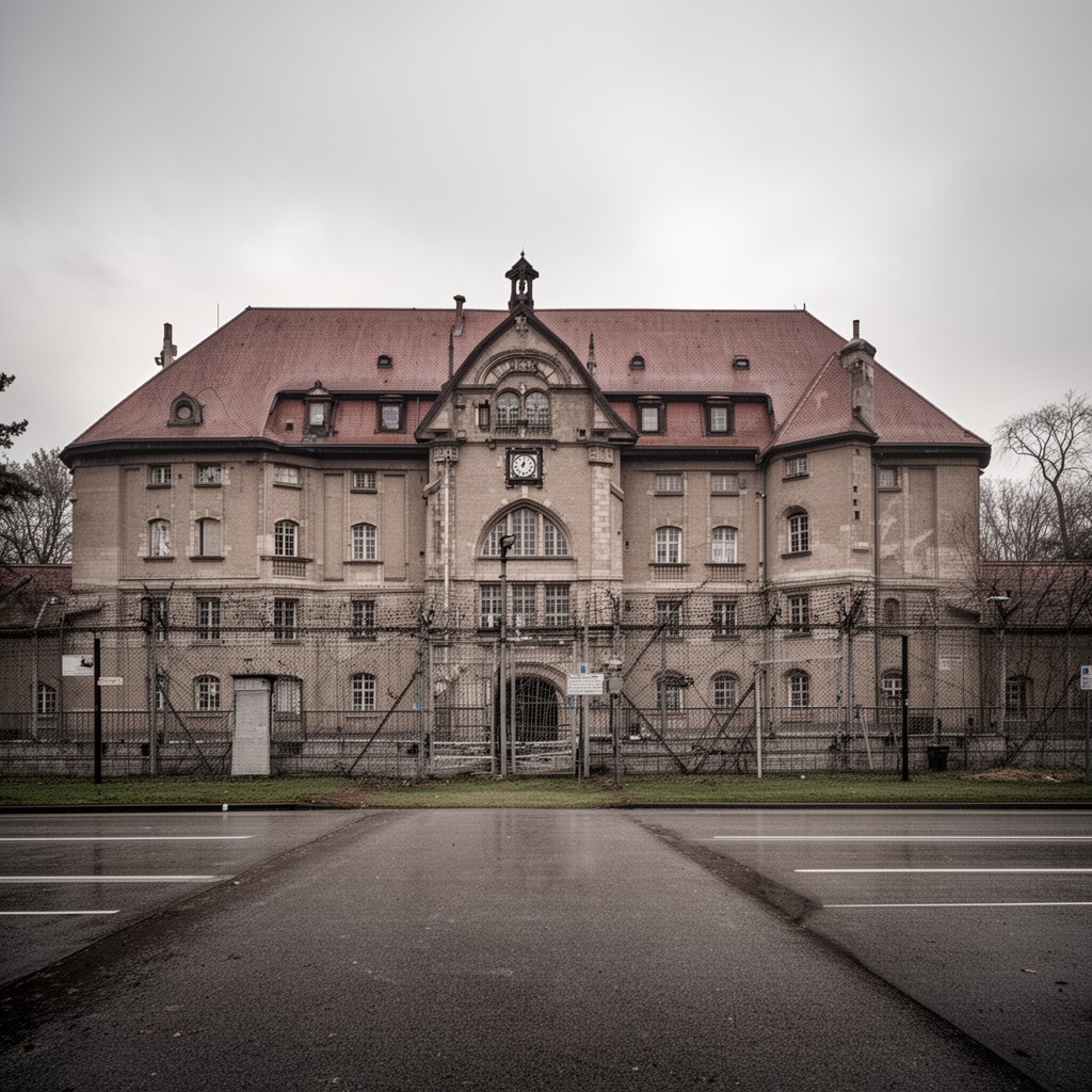 AI-generated illustration of Landsberg Prison