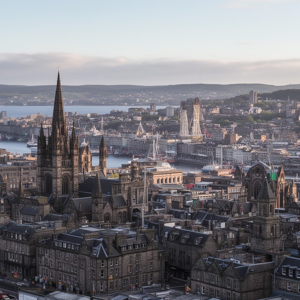 AI-generated illustration of Aberdeen