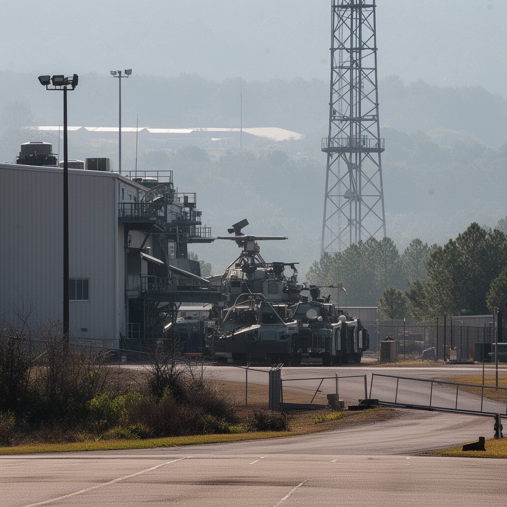 AI-generated illustration of Marine Corps Logistics Base Albany
