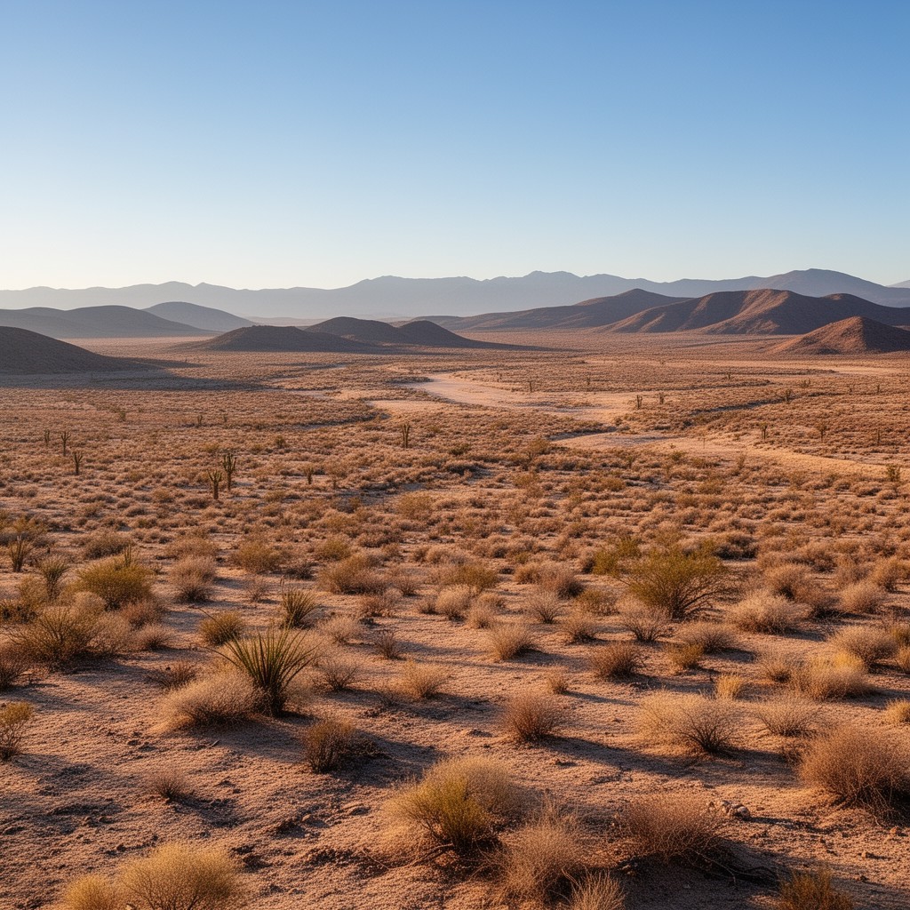 AI-generated illustration of North American deserts