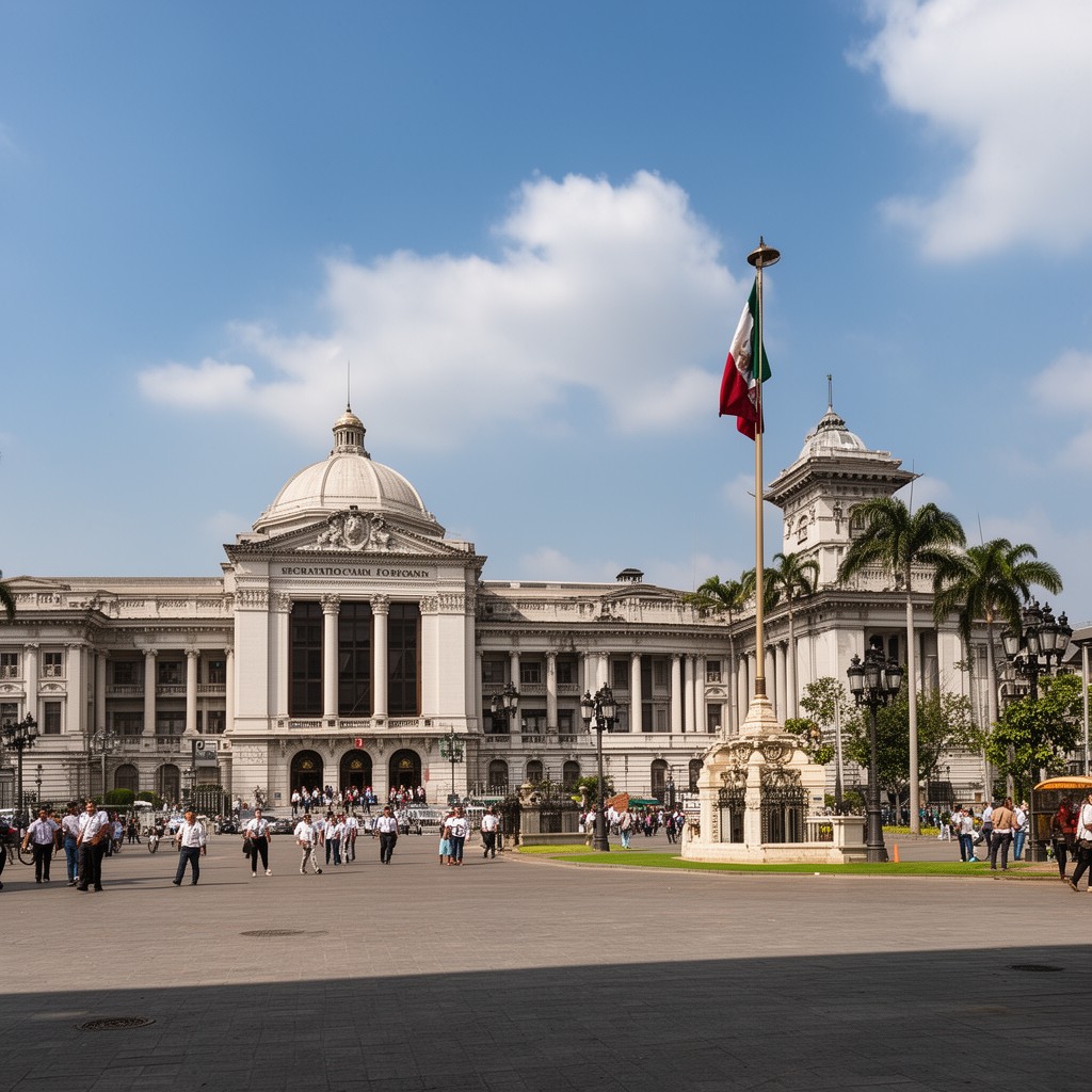 AI-generated illustration of Secretariat of Foreign Affairs (Mexico)