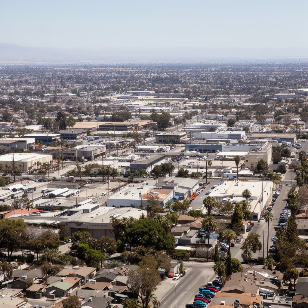 AI-generated illustration of Moreno Valley, California