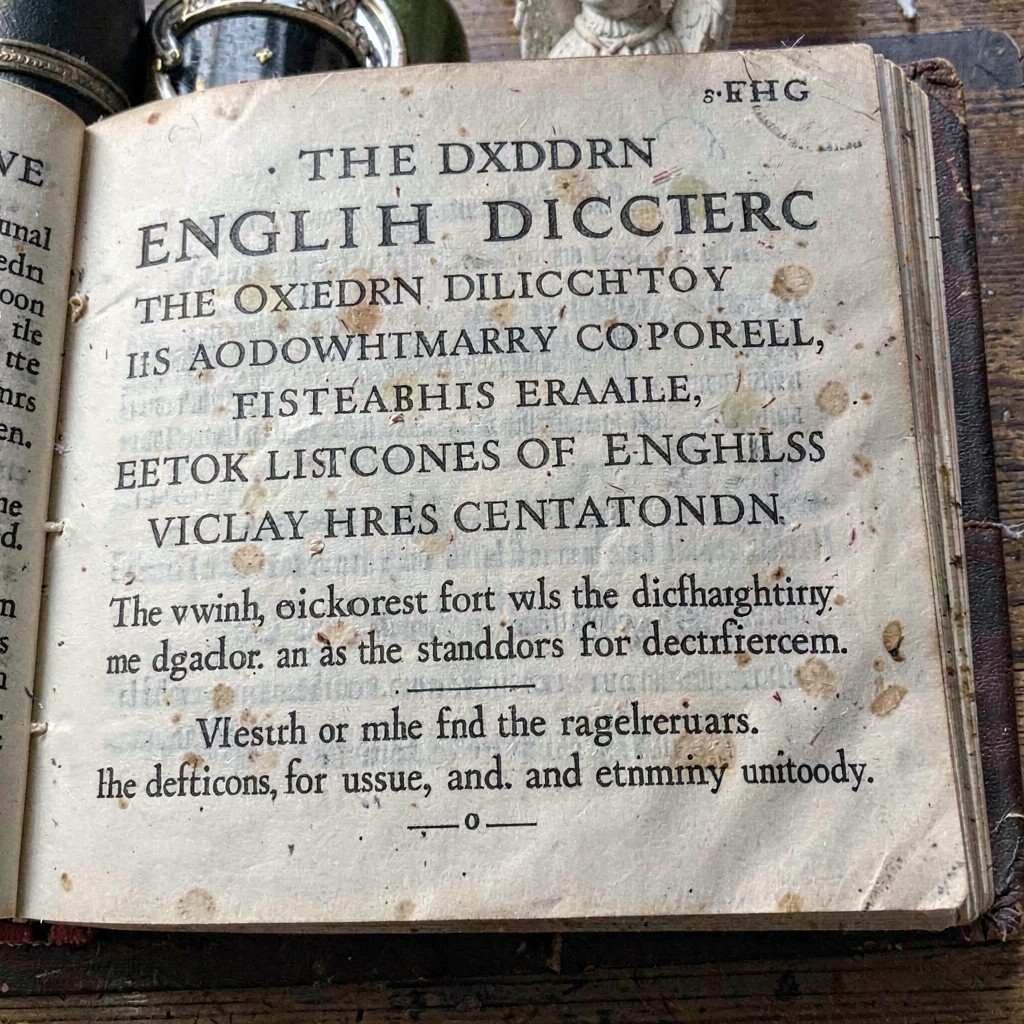 AI-generated illustration of Oxford English Dictionary