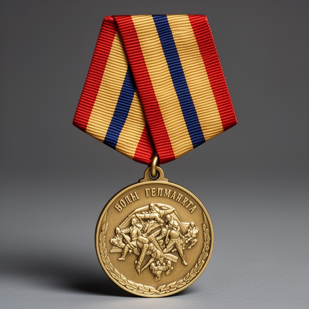 AI-generated illustration of Medal for the Victory over Germany in the Great Patriotic War 1941–1945