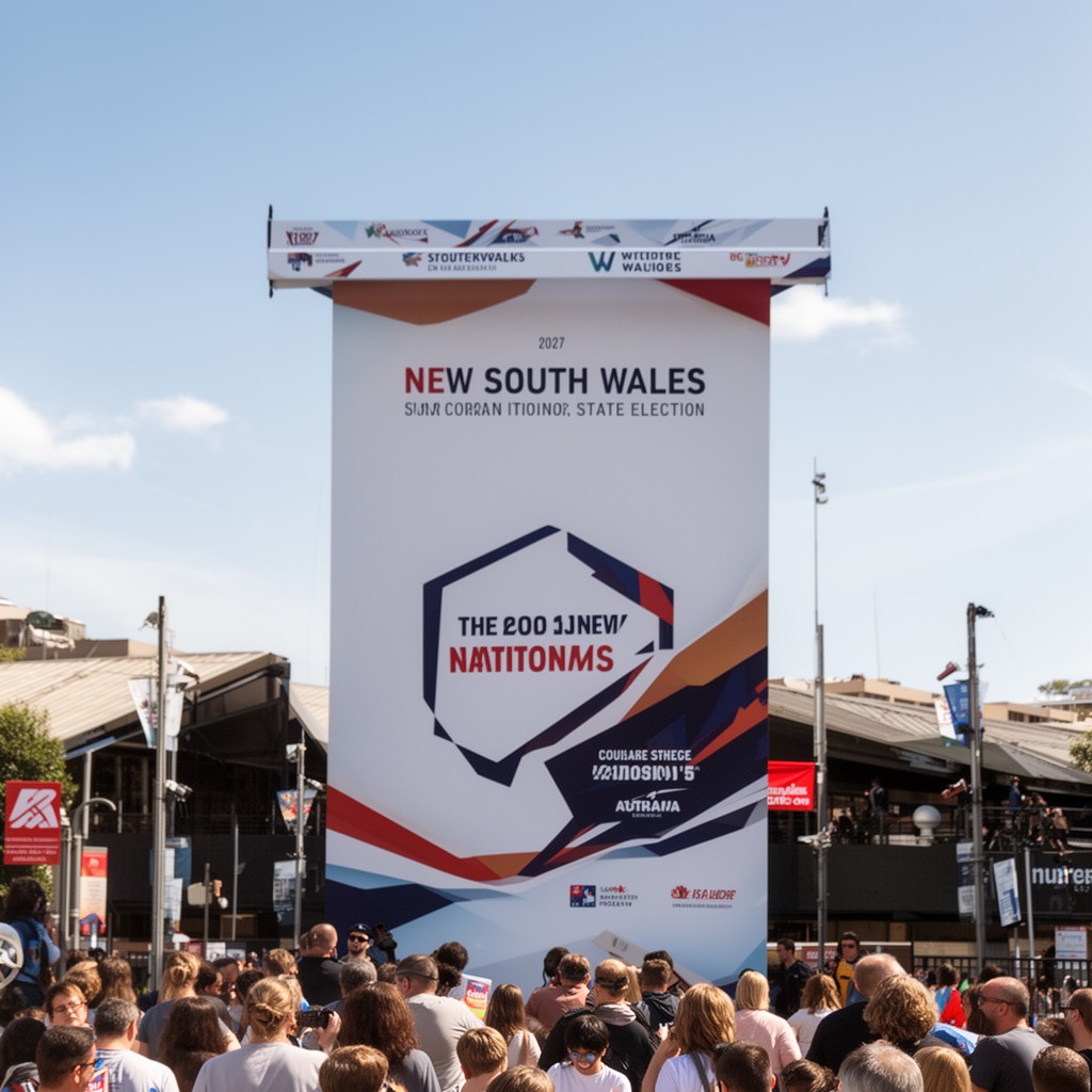 AI-generated illustration of 2027 New South Wales state election