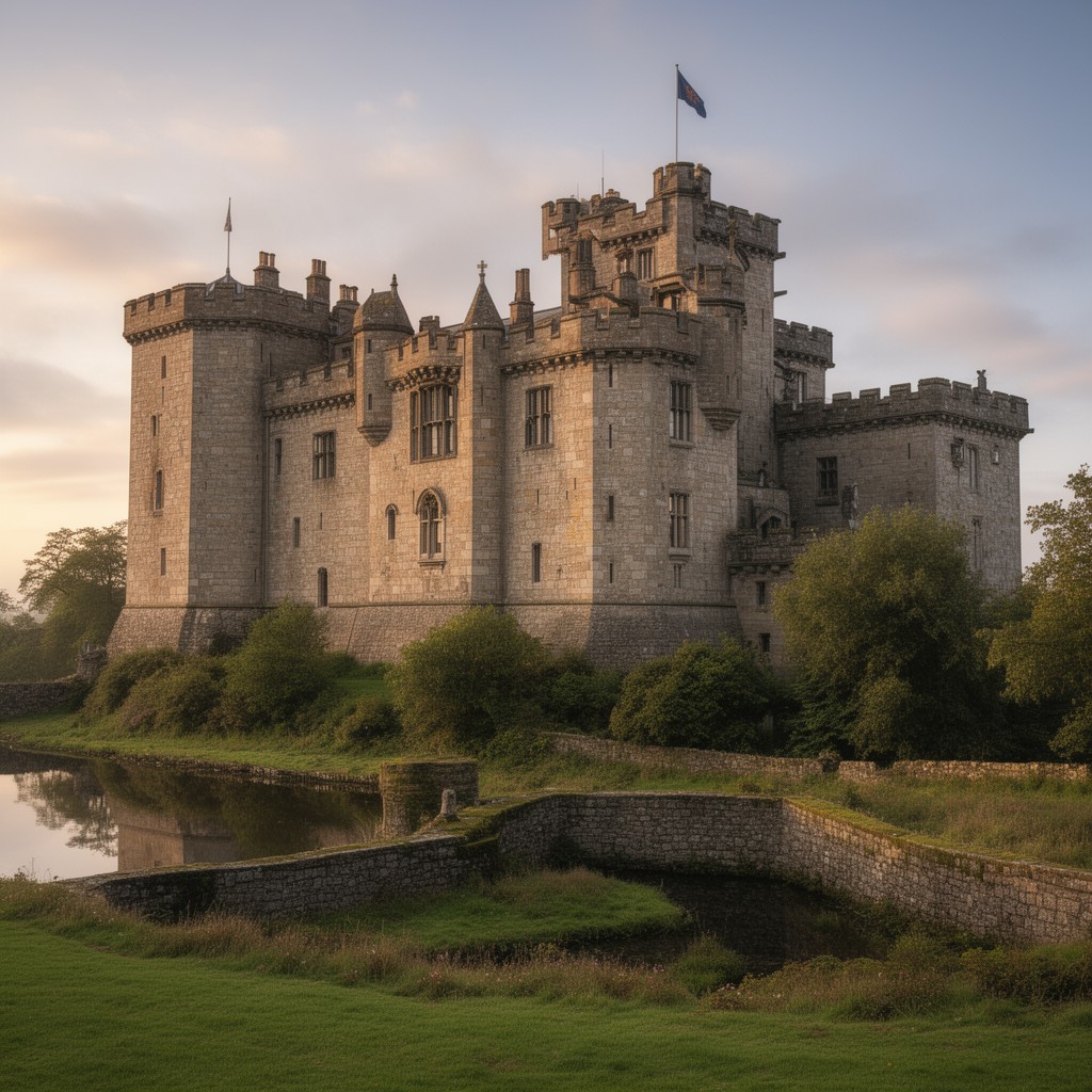 AI-generated illustration of Douglas Castle