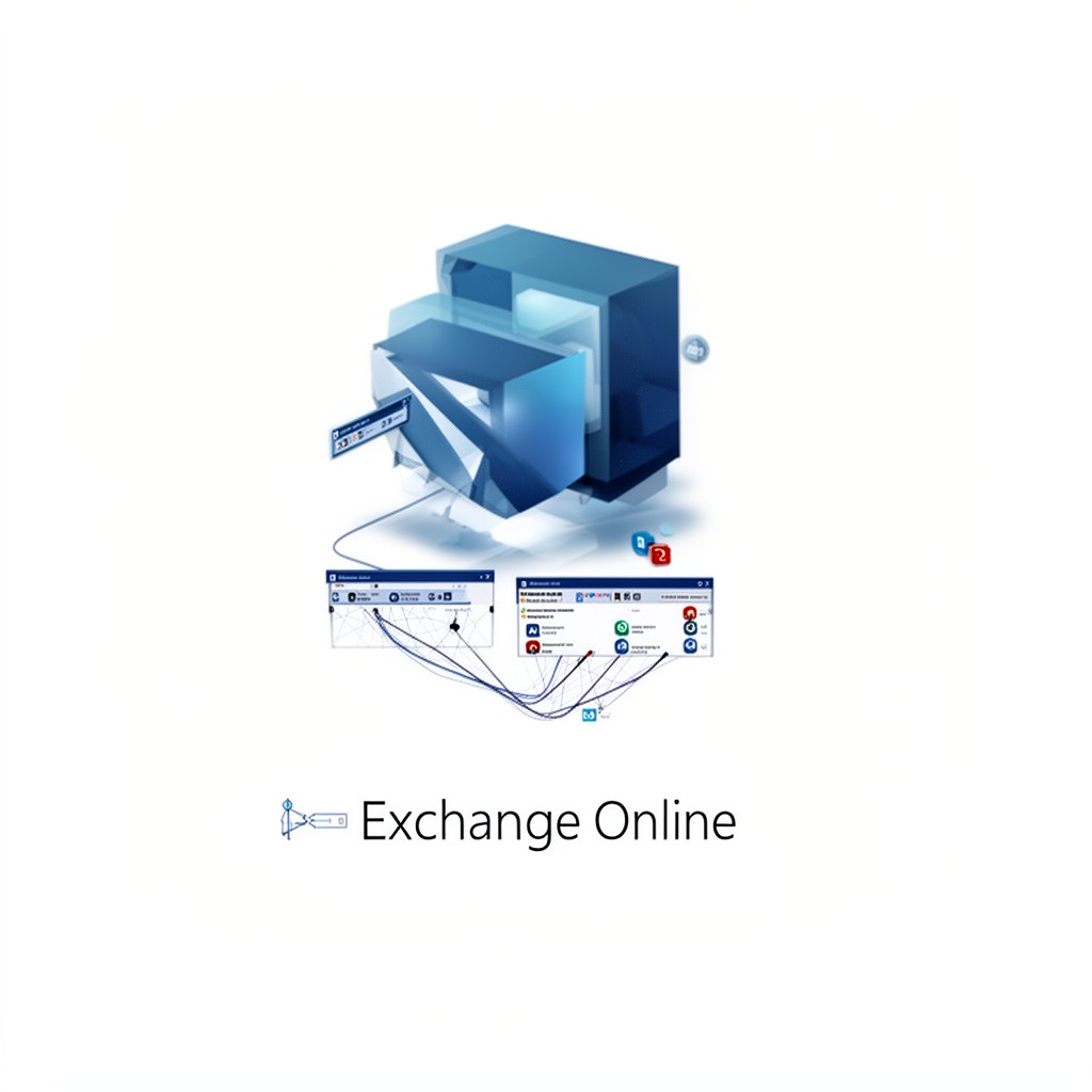 AI-generated illustration of Exchange Online