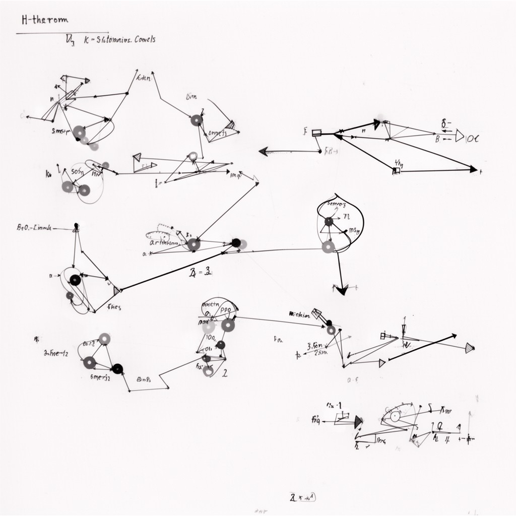AI-generated illustration of H-theorem