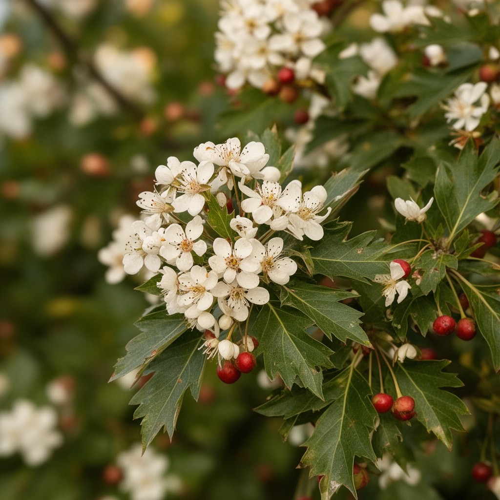 AI-generated illustration of Crataegus