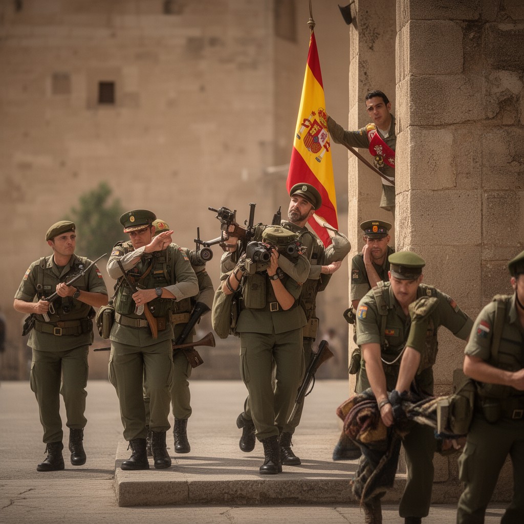 AI-generated illustration of Spanish Army