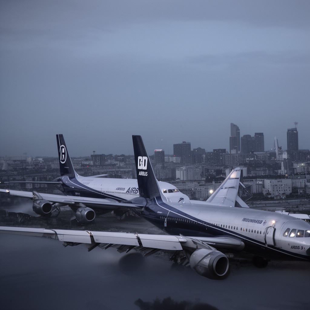 AI-generated illustration of Airbus
