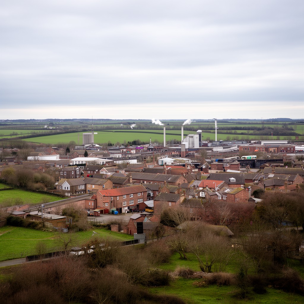 AI-generated illustration of North Lincolnshire