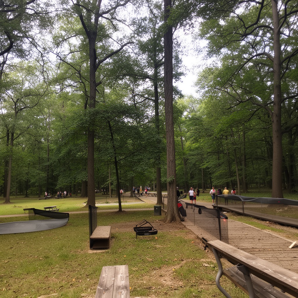 AI-generated illustration of Cowling Arboretum