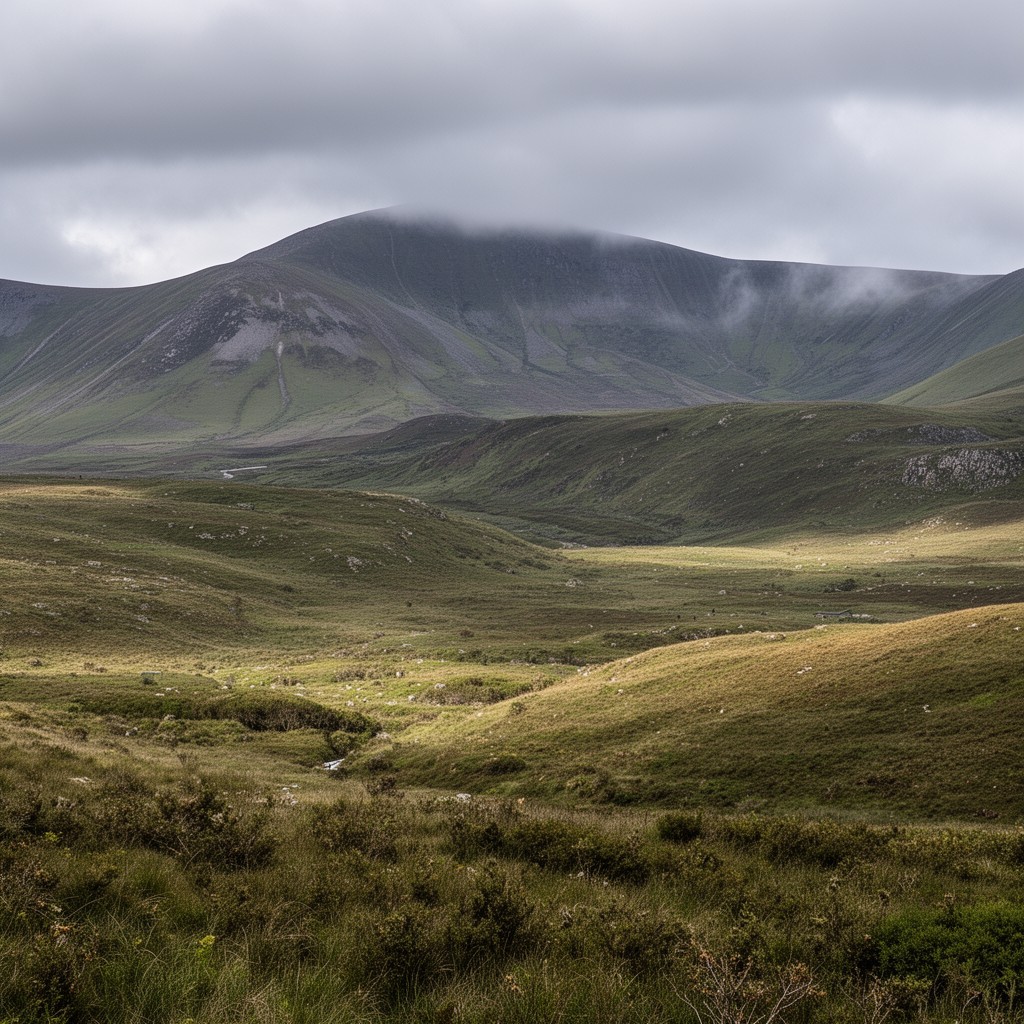 AI-generated illustration of Cambrian Mountains