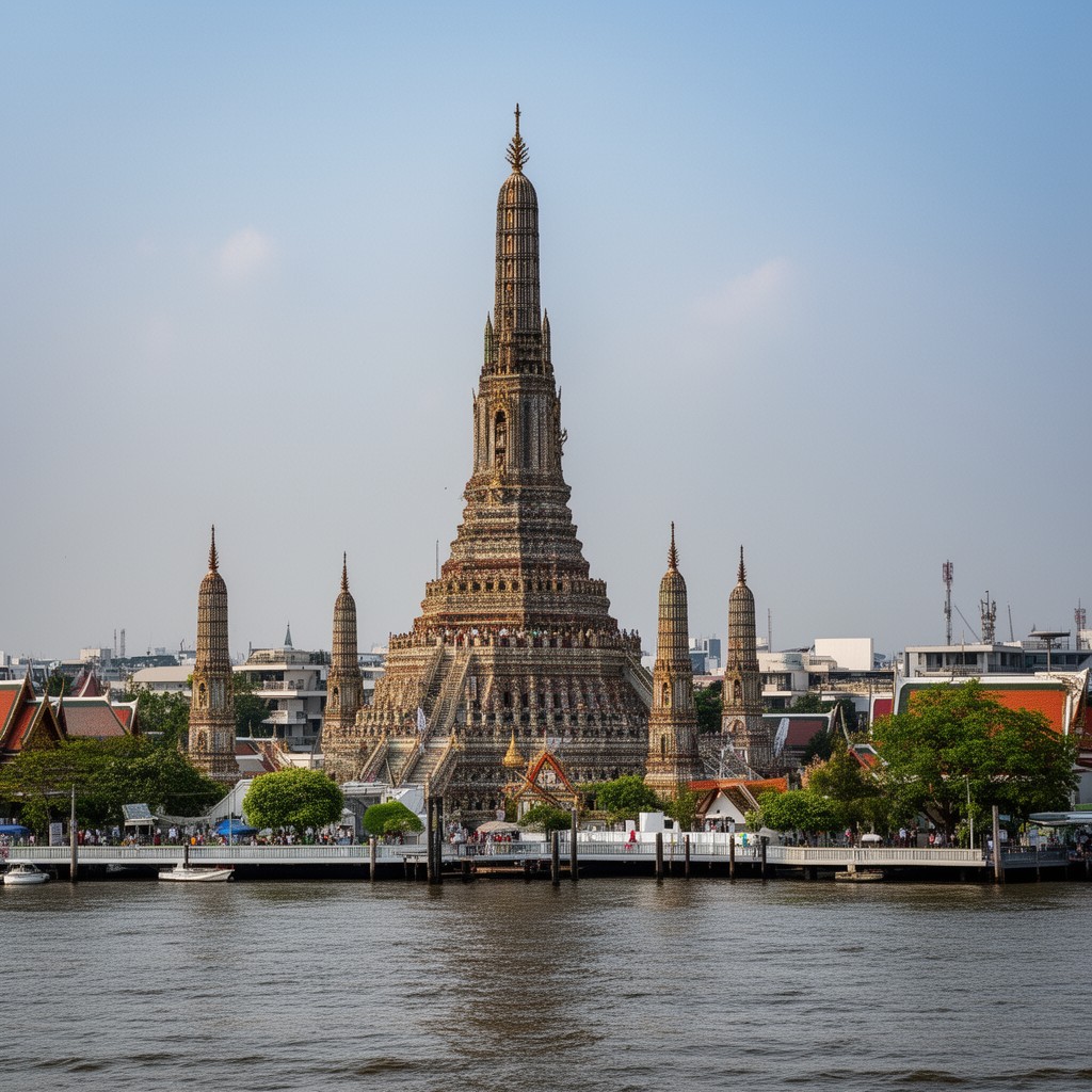 AI-generated illustration of Wat Arun
