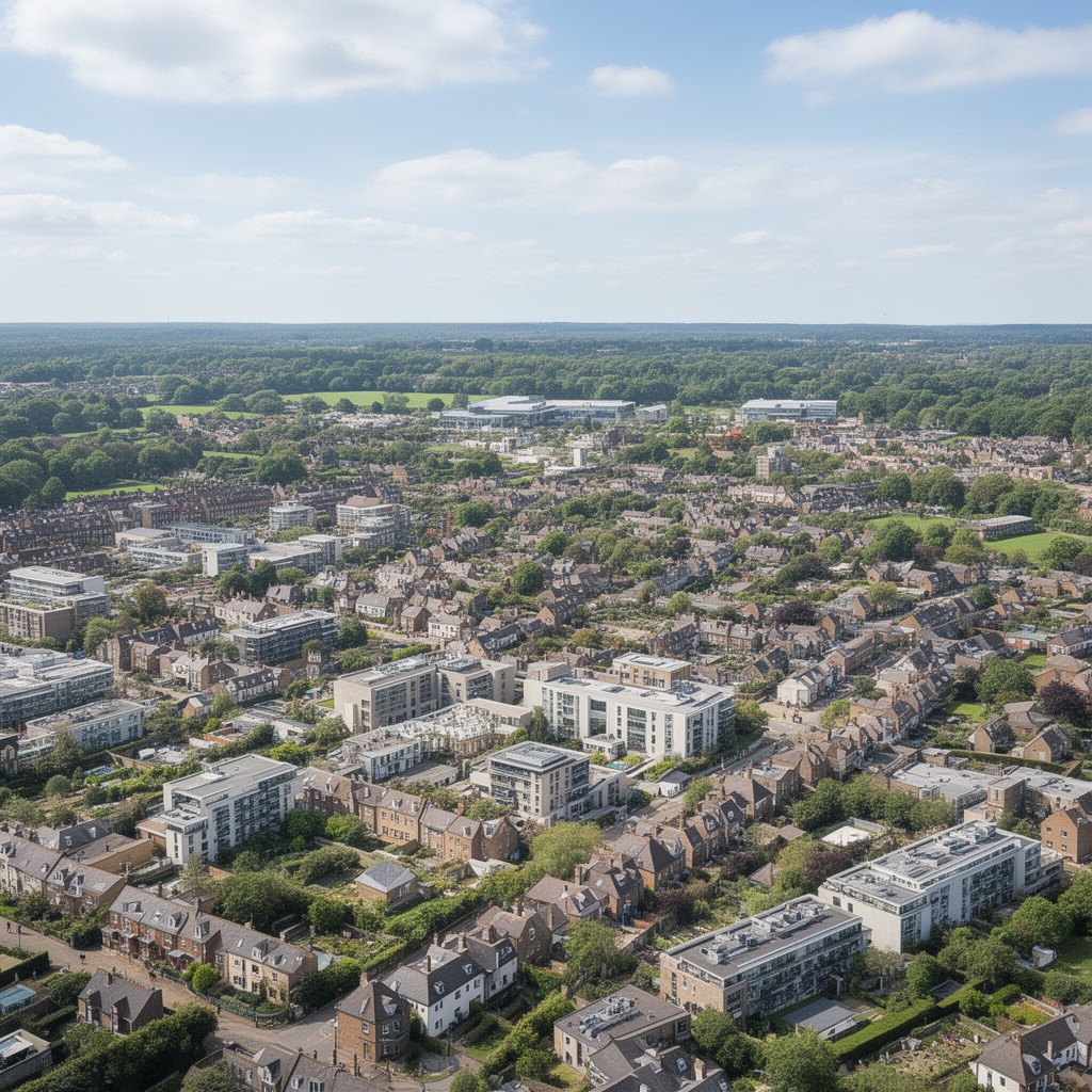 AI-generated illustration of Cambridge Southern Fringe