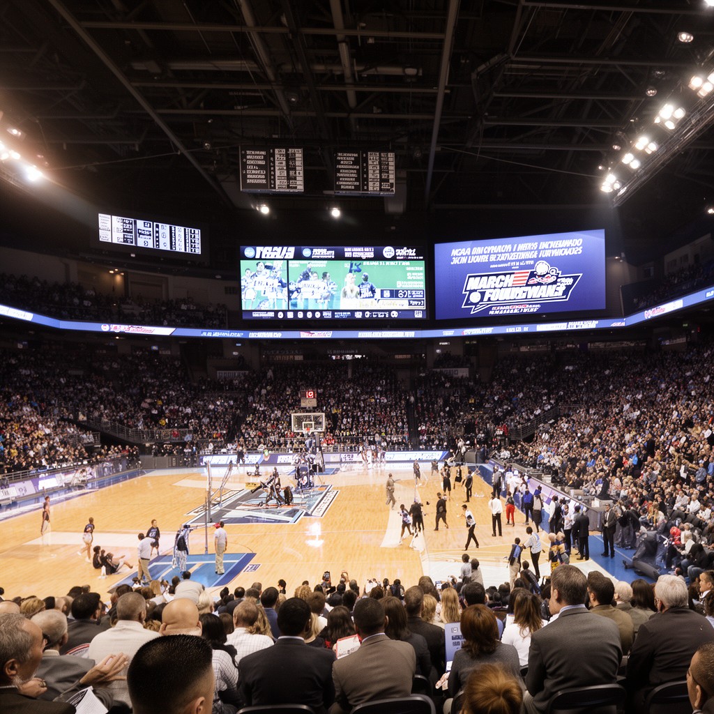 AI-generated illustration of NCAA Division I Men’s Basketball Tournament