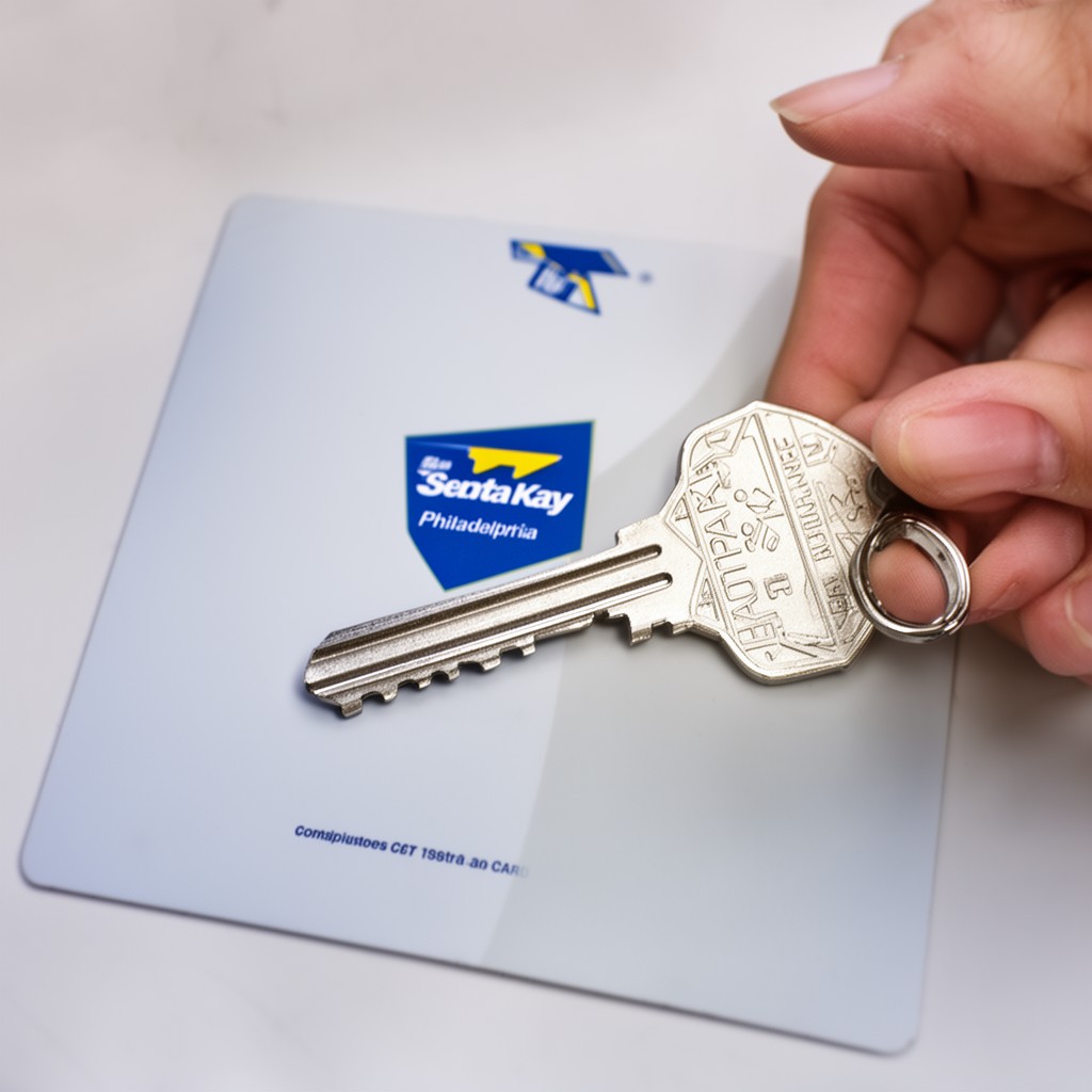 AI-generated illustration of SEPTA Key