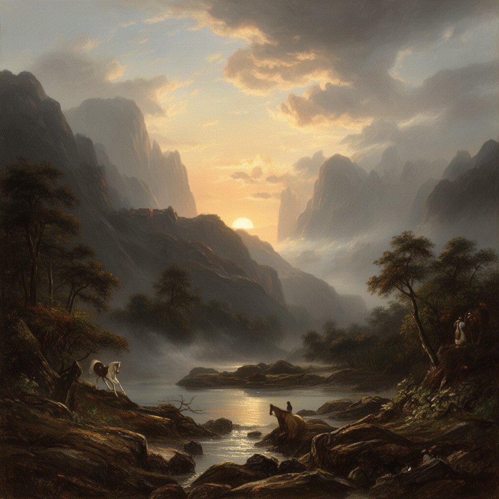 AI-generated illustration of Romanticism