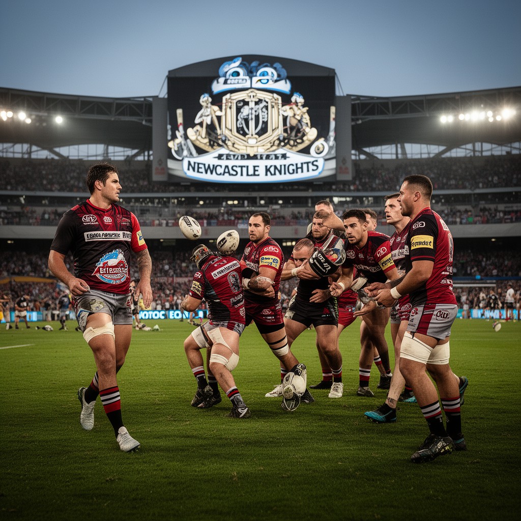 AI-generated illustration of Newcastle Knights