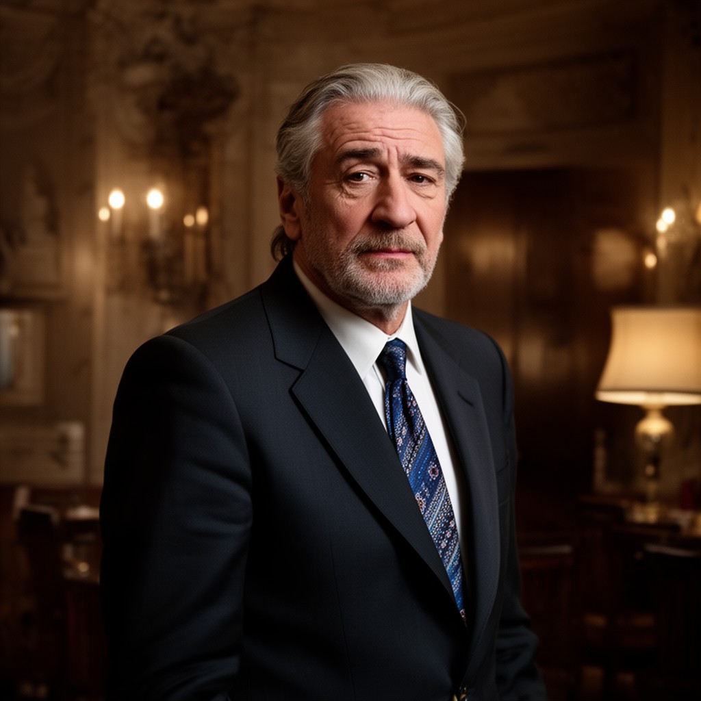 AI-generated illustration of Robert De Niro