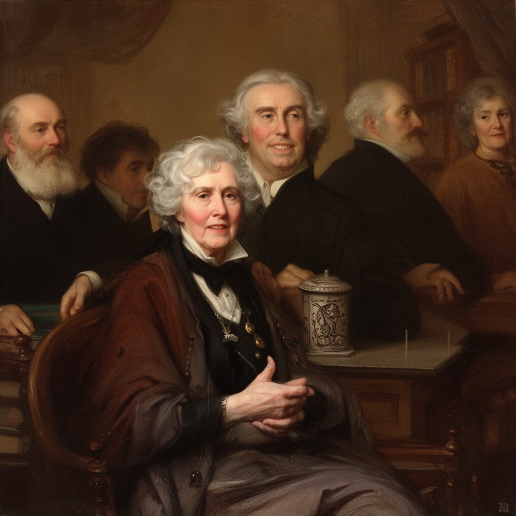 AI-generated illustration of Arabella Maria Smith Dallas